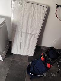 lettino portatile + materassino bimbi 