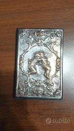 Rubrica con copertina in argento sterling 925