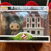 FUNKO POP: Dr Peter Venkman with firehouse