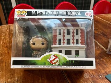 FUNKO POP: Dr Peter Venkman with firehouse
