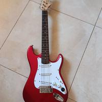 Chitarra elettrica rossa per ragazzi/e