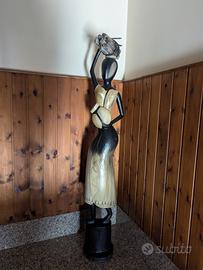 Statua Etnica in legno