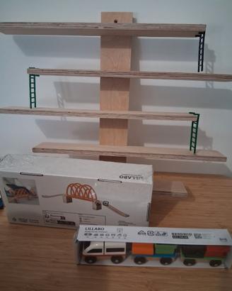 Mini scaffale e/o set trenino ikea