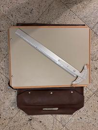 Tecnigrafo portatile con riga a T goniometrica