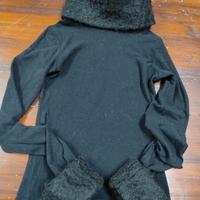 Maglia nera cozy fluffy 🖤 peluche super cute S/M