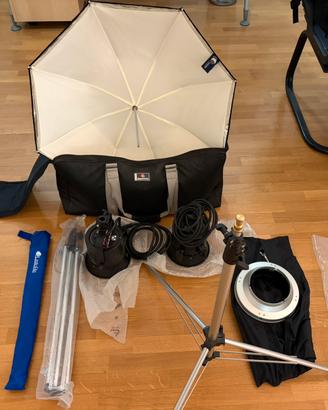 Kit Luci Studio Professionale MANFROTTO Q-650 Iff