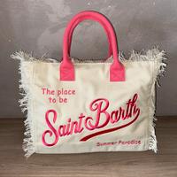 Borsa beige chiaro grande Saint Barth -40x20x30 cm
