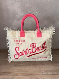 Borsa beige chiaro grande Saint Barth -40x20x30 cm