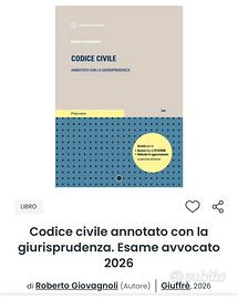 Codice Giovagnoli Esame Avvocato Anno 2026
