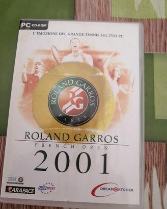 dvd, gioco per pc. Roland Garros 2001. 