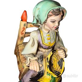 Statuina vintage ceramica arte sarda A. Massidda