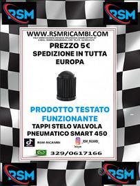 TAPPI STELLO VALVOLA PNEUMATICO SMART 450