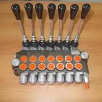 distributore 7 leve idraulico gru forestali retro