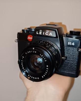 Leica R4 e Elmarit 28mm R