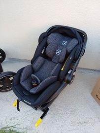DUO, passeggino+ovetto +base isofix