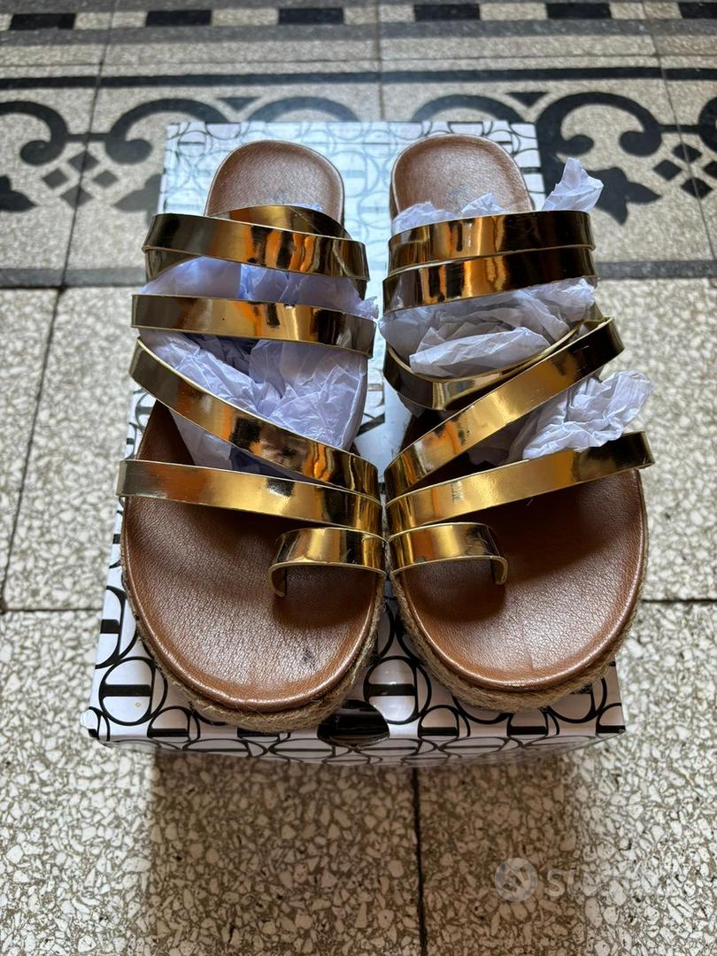 Sandali Oro Sandali Bassi Tata Sandali TATA Abbigliamento E