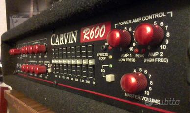 Testata basso made in U.S.A. CARVIN RED LINE R600