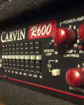 Testata basso made in U.S.A. CARVIN RED LINE R600