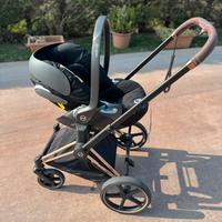 Trio Passeggino Cybex Platinum Rose Gold