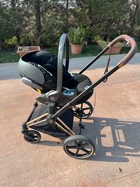 Trio Passeggino Cybex Platinum Rose Gold
