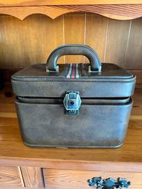 Valigetta vintage pelle con chiave – anni ’70/’80