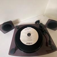 Giradischi Bigben TD115SPS con Casse Bluetooth