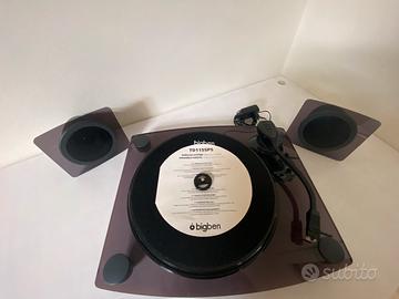 Giradischi Bigben TD115SPS con Casse Bluetooth