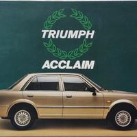 Brochure Triumph Acclaim