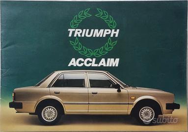 Brochure Triumph Acclaim