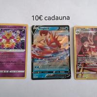 certe pokemon rare alakazam, kingler, ariados