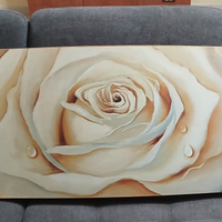 Quadro su legno curvo da soggiorno