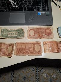 serie di banconote antiche 