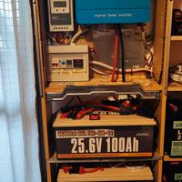 inverter ibrido offgrid con batterie lifepo4 