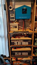 inverter ibrido offgrid con batterie lifepo4 