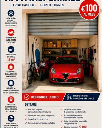 Garage / Box auto centrale a Porto Torres
