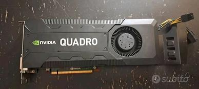 Nvidia K 5000 4GB scheda video Pro