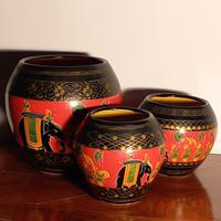 Set vasi indiani in coccio, anni '60