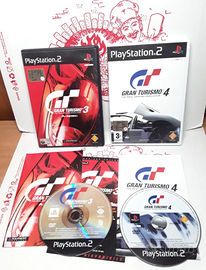 Gran Turismo 3 + 4 PS2 Prime edizioni italiane