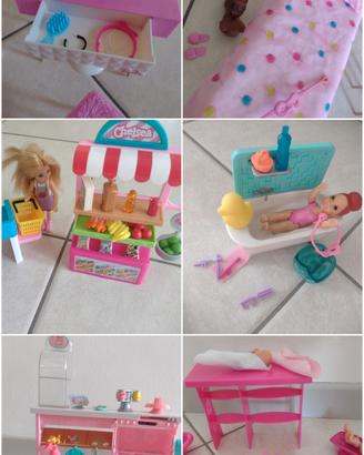 5 playset Barbie come in foto