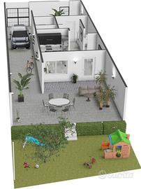 VILLETTA BILIVELLI CON SEMINTERRATO E GIARDINO