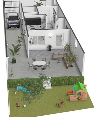VILLETTA BILIVELLI CON SEMINTERRATO E GIARDINO