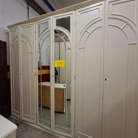 Camera matrimoniale laccata bianca 