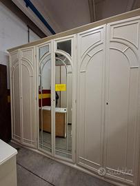 Camera matrimoniale laccata bianca 