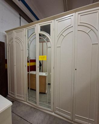 Camera matrimoniale laccata bianca 