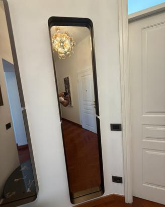 Specchio “Riflessi” 40x190 bronzati