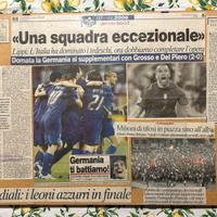 Ritagli di giornale italia campione del mondo 2006