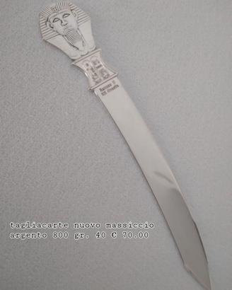 tagliacarte argento
