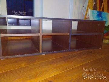 Tavolino libreria portatv wenge'