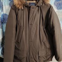 Piumino Giubbotto vera piuma Bull&Bear XXL Cachi