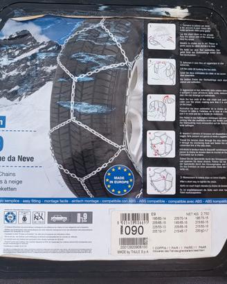 Catene da neve Thule/König E9 Gruppo 090 9mm NUOVE